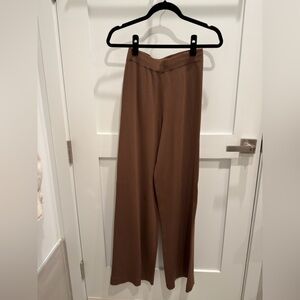 Straight Ribbed Pants